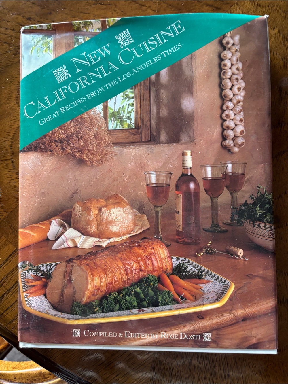 New California Cuisine Cookbook - Teal Accent Hardcover
